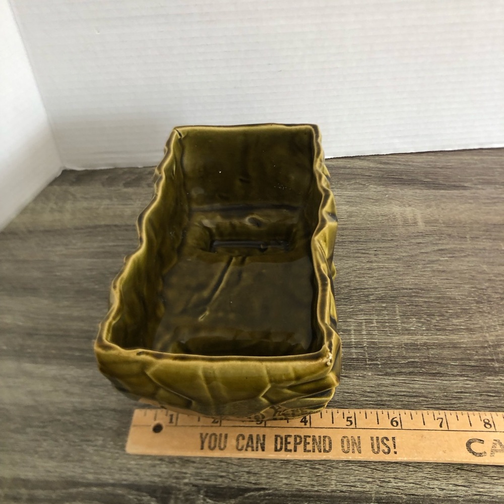 Vtg MCM Mc Coy Pottery Cubist Planter - Picture 13 of 16
